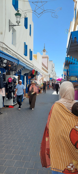 The main street of Essaouira Morocco